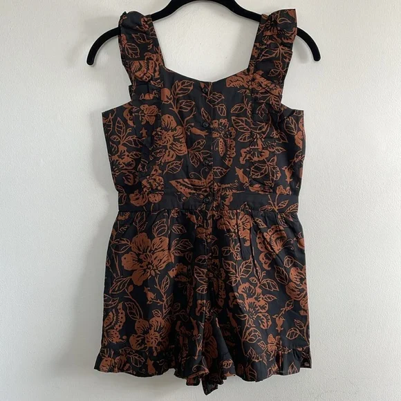 Janie and Jack Floral Romper - Picture 3 of 11